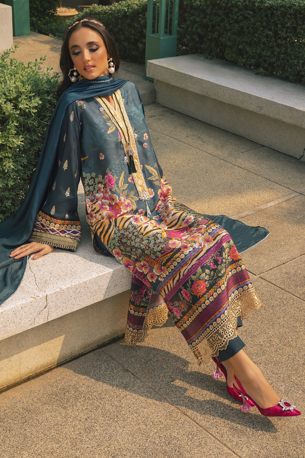 Annus Abrar | Luxe Silk Pret | SIBYL - Official Annus Abrar stockist in UK - Sakeena London