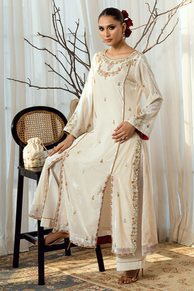 Fatima Khan | Warm Whisper Velvet 25 | Golden Grace - Official Fatima Khan stockist in UK - Sakeena London