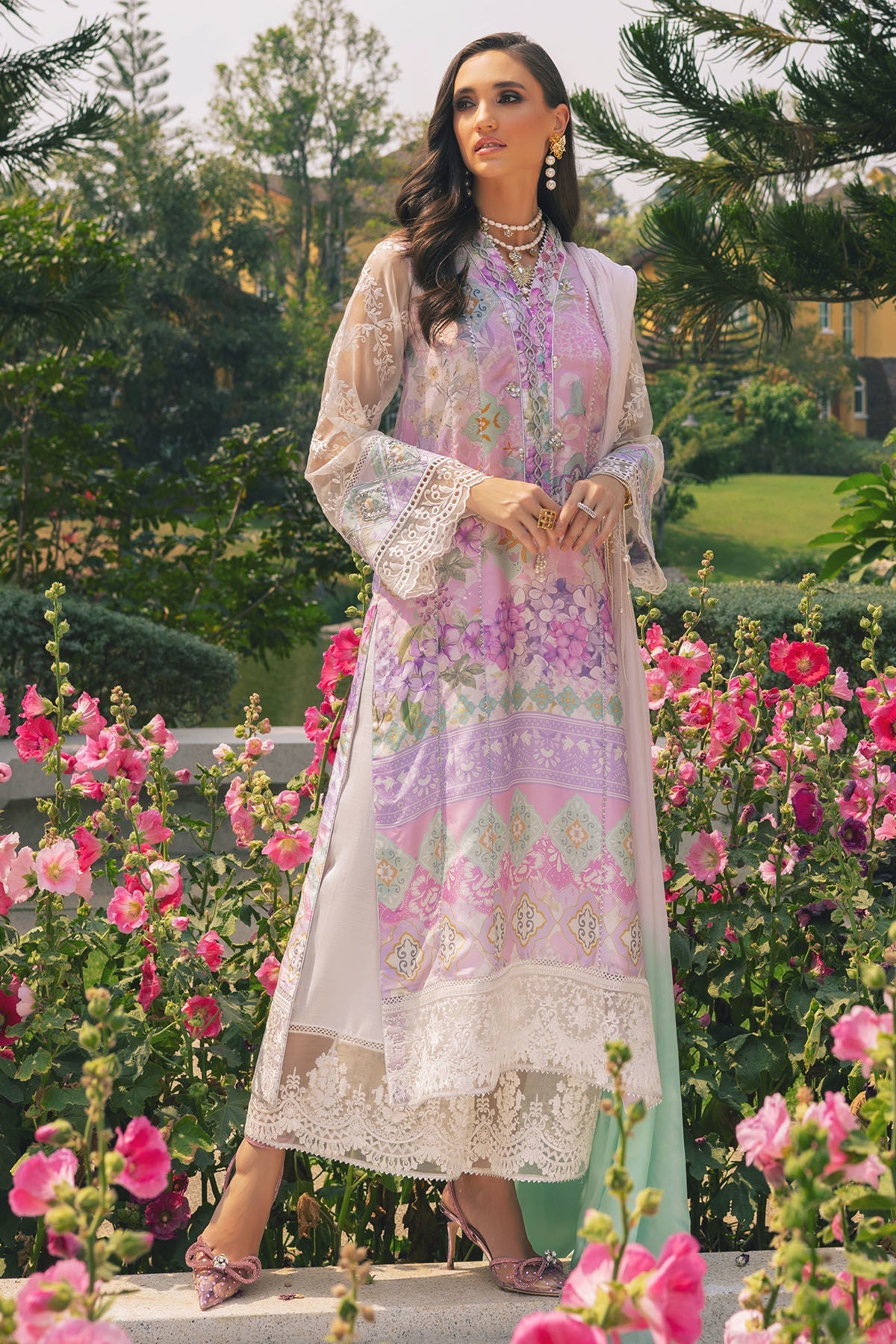 Annus Abrar | Luxe Silk Pret | LARISA - Official Annus Abrar stockist in UK - Sakeena London