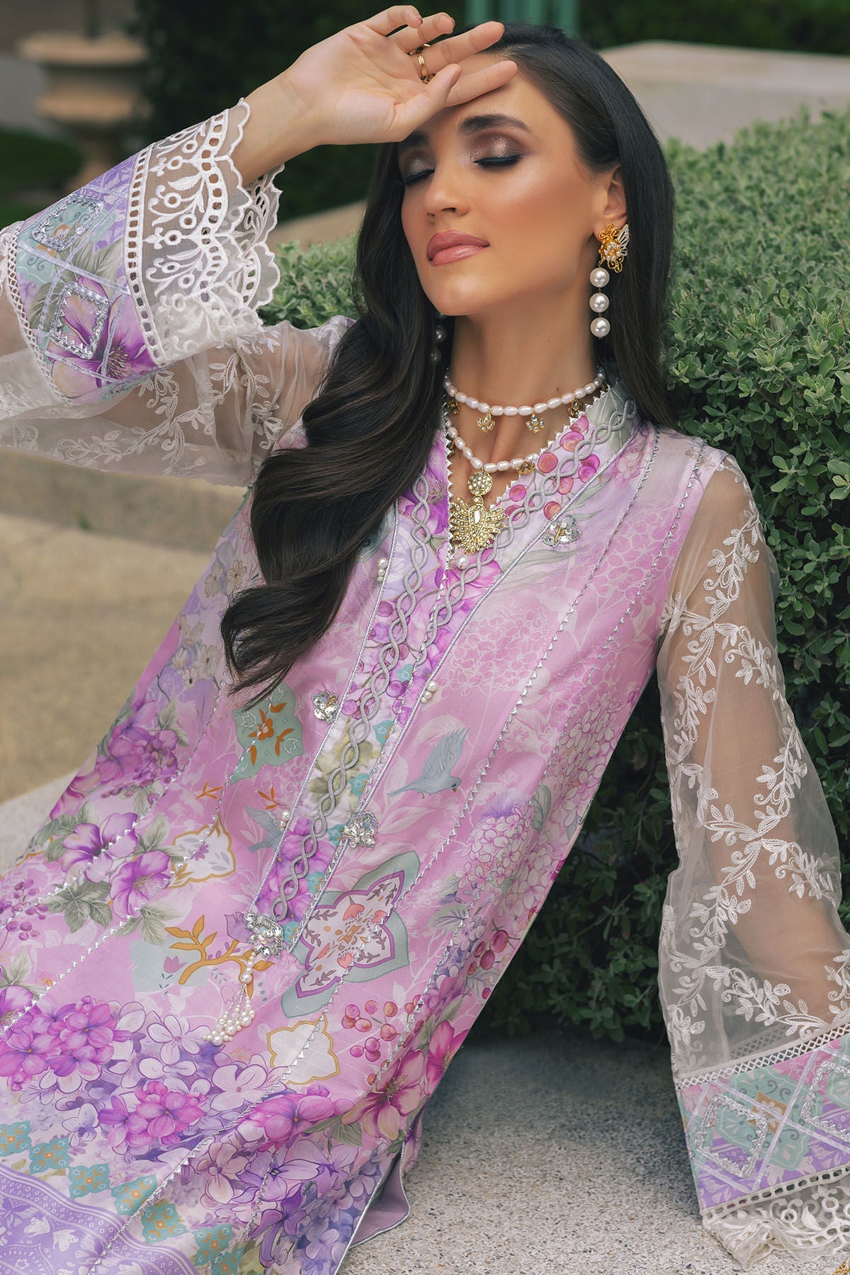 Annus Abrar | Luxe Silk Pret | LARISA - Official Annus Abrar stockist in UK - Sakeena London