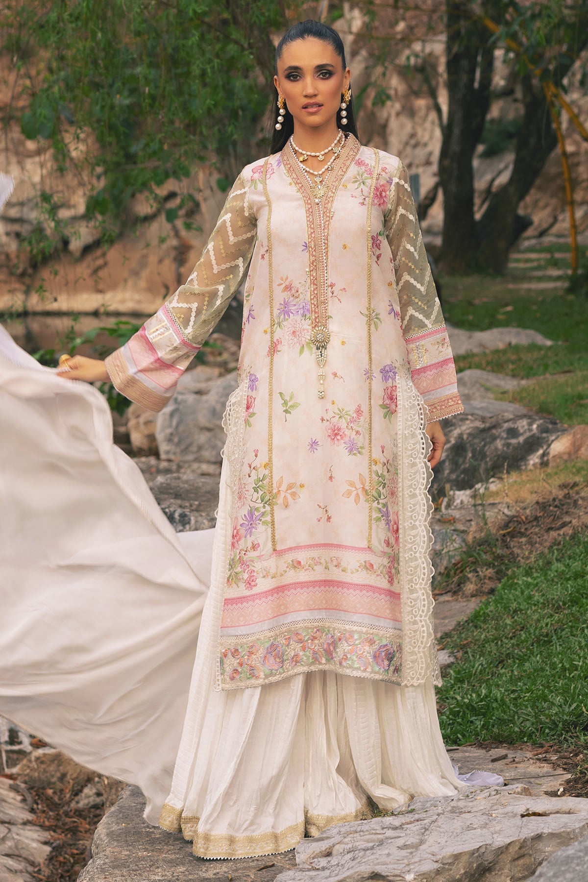 Annus Abrar | Luxe Silk Pret | HALEH - Official Annus Abrar stockist in UK - Sakeena London