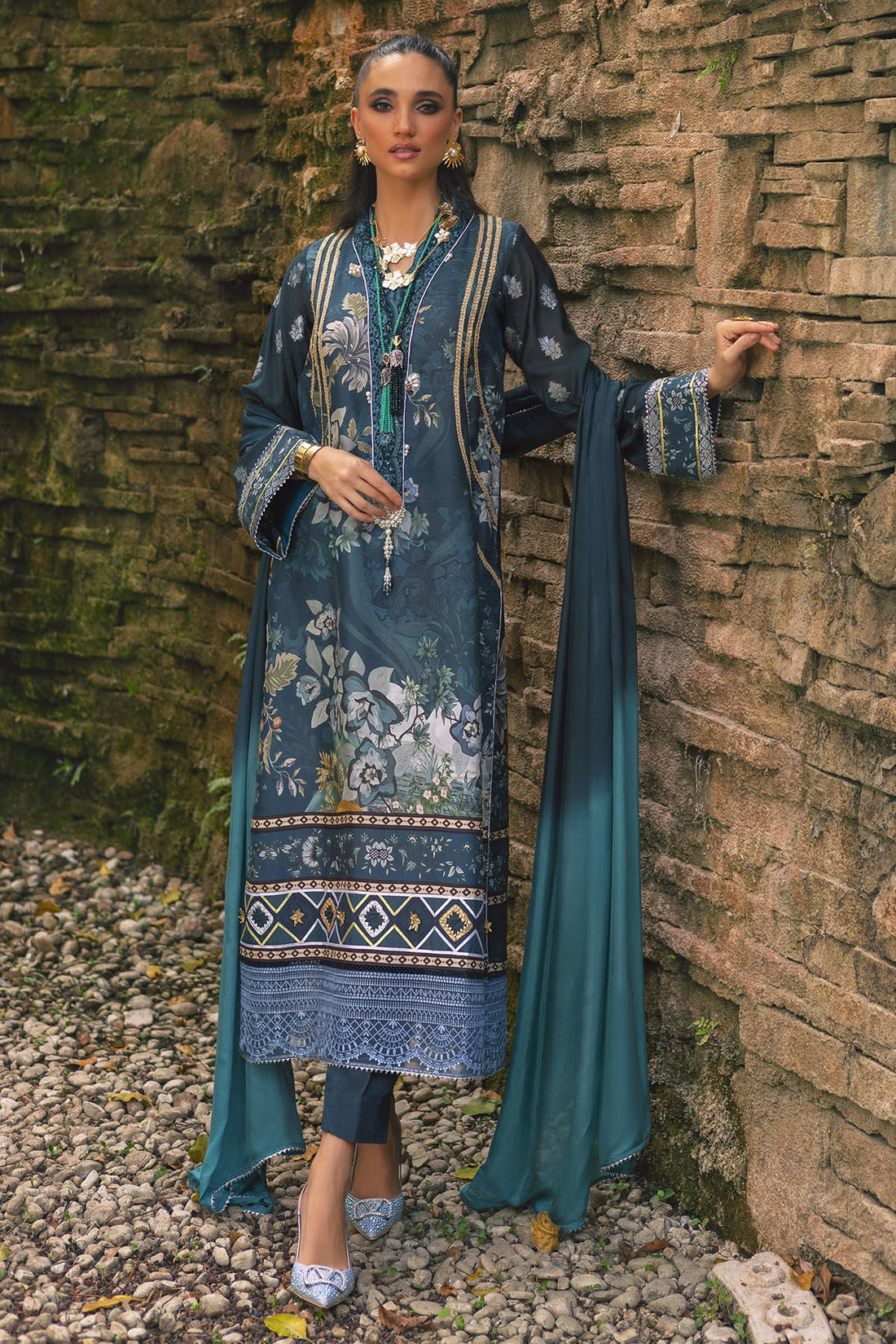 Annus Abrar | Luxe Silk Pret | NARIN - Official Annus Abrar stockist in UK - Sakeena London