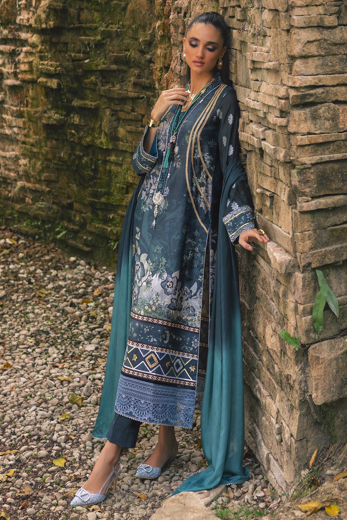 Annus Abrar | Luxe Silk Pret | NARIN - Official Annus Abrar stockist in UK - Sakeena London
