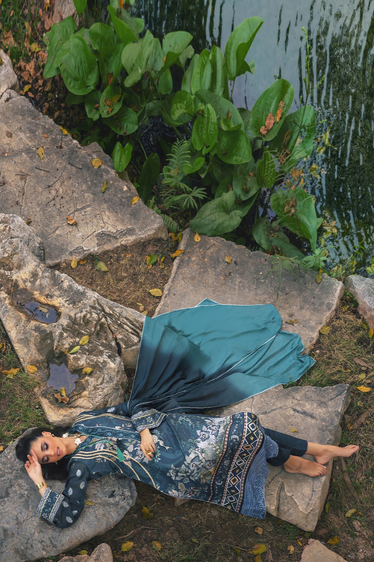 Annus Abrar | Luxe Silk Pret | NARIN - Official Annus Abrar stockist in UK - Sakeena London