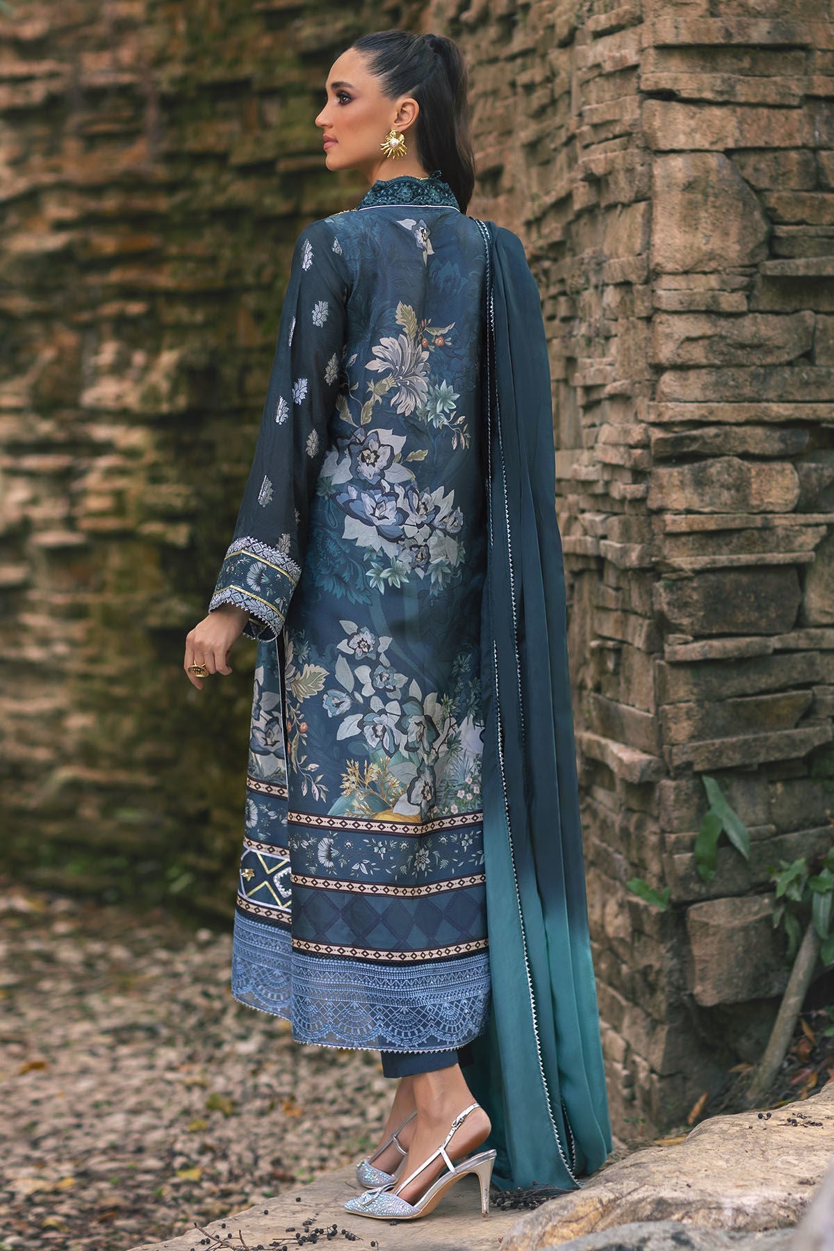 Annus Abrar | Luxe Silk Pret | NARIN - Official Annus Abrar stockist in UK - Sakeena London