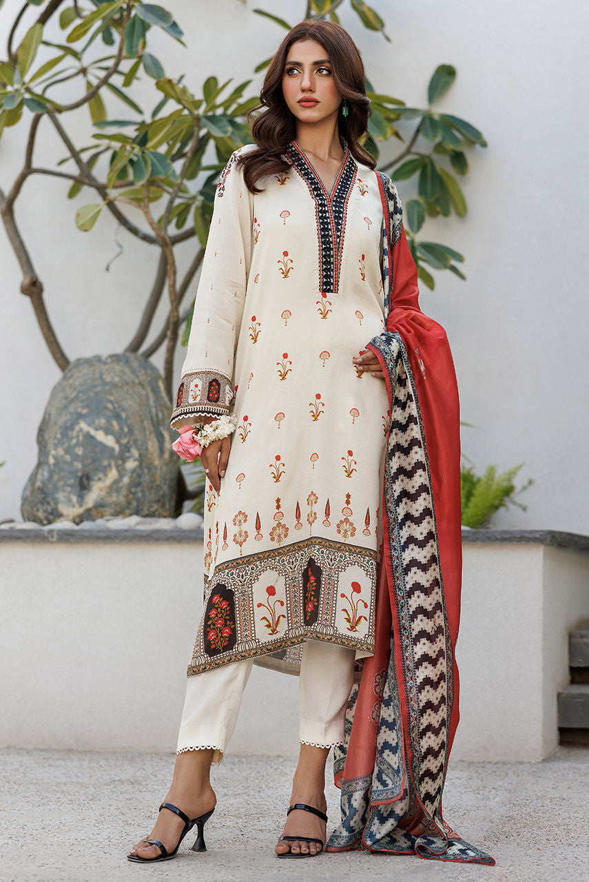 Deepak Perwani | Festive Lawn 24 | KTD4076 - Official Deepak Perwani stockist in UK - Sakeena London