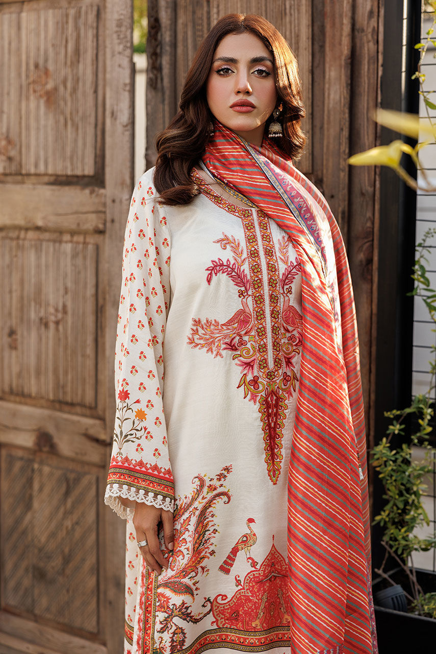 Deepak Perwani | Festive Lawn 24 | KTD4073 - Official Deepak Perwani stockist in UK - Sakeena London
