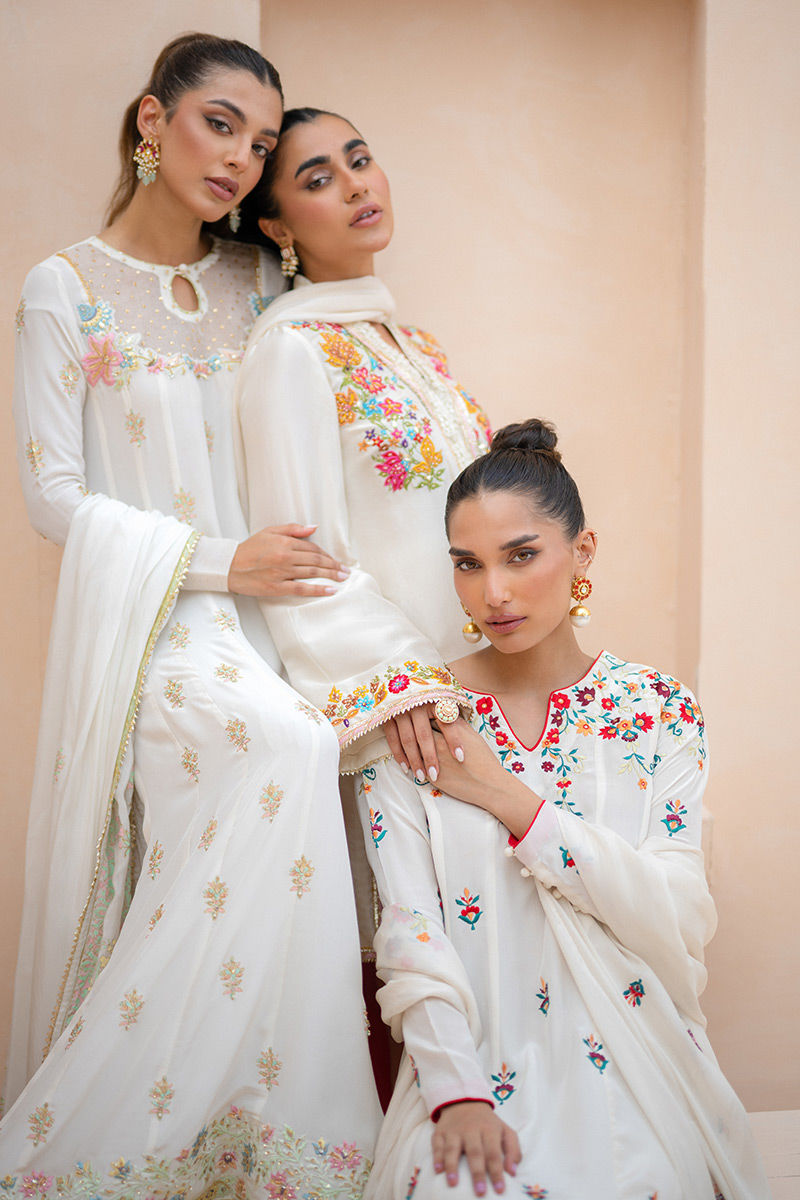 Ansab Jahangir | Luxury Silk Pret | ETHEREAL WHISPER - Official Ansab Jahangir stockist in UK - Sakeena London