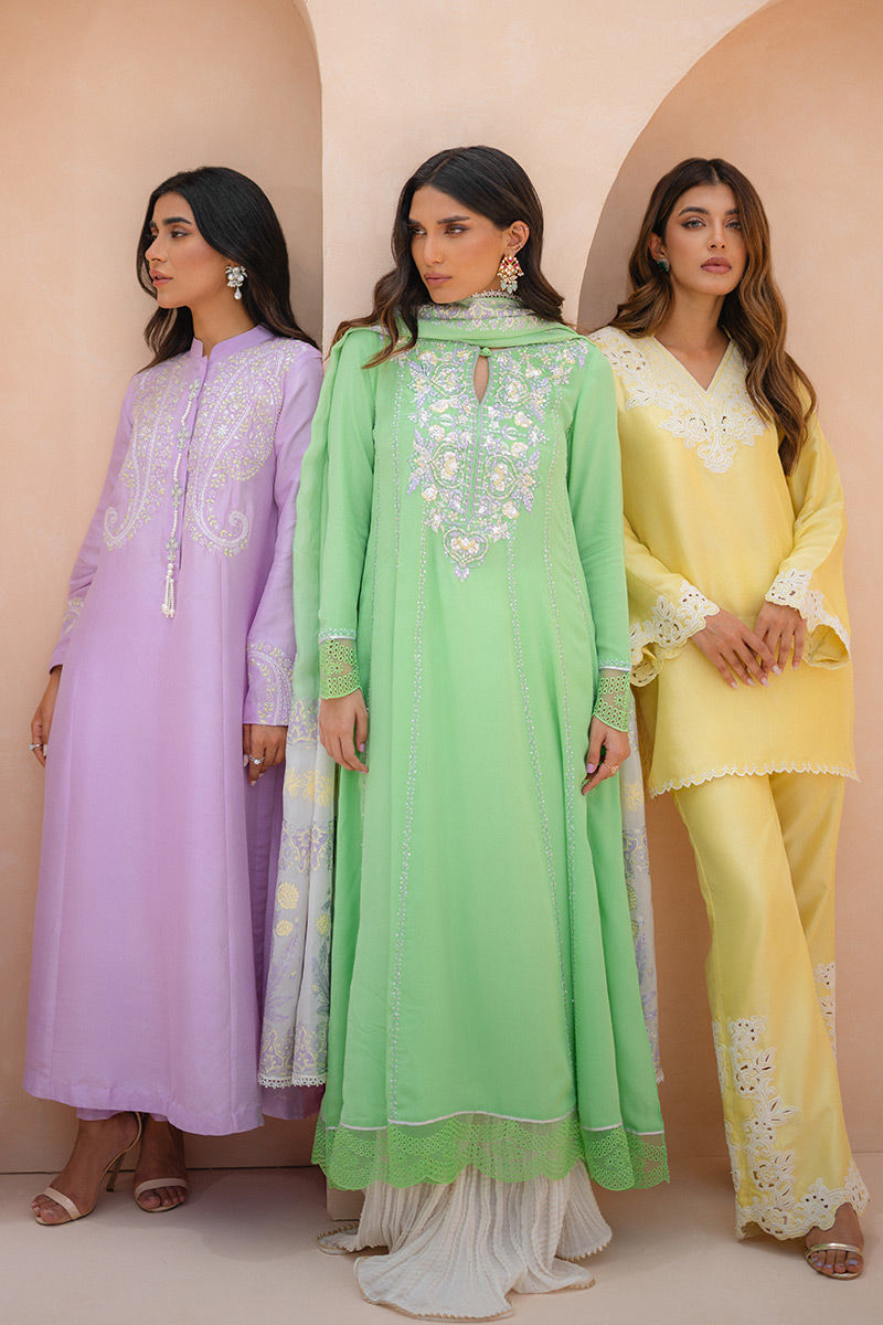 Ansab Jahangir | Luxury Silk Pret | VERDE - Official Ansab Jahangir stockist in UK - Sakeena London