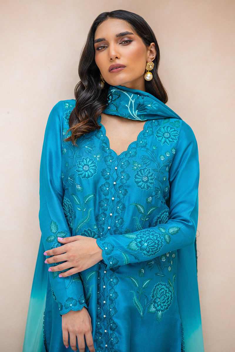 Ansab Jahangir | Luxury Silk Pret | MARINA - Official Ansab Jahangir stockist in UK - Sakeena London