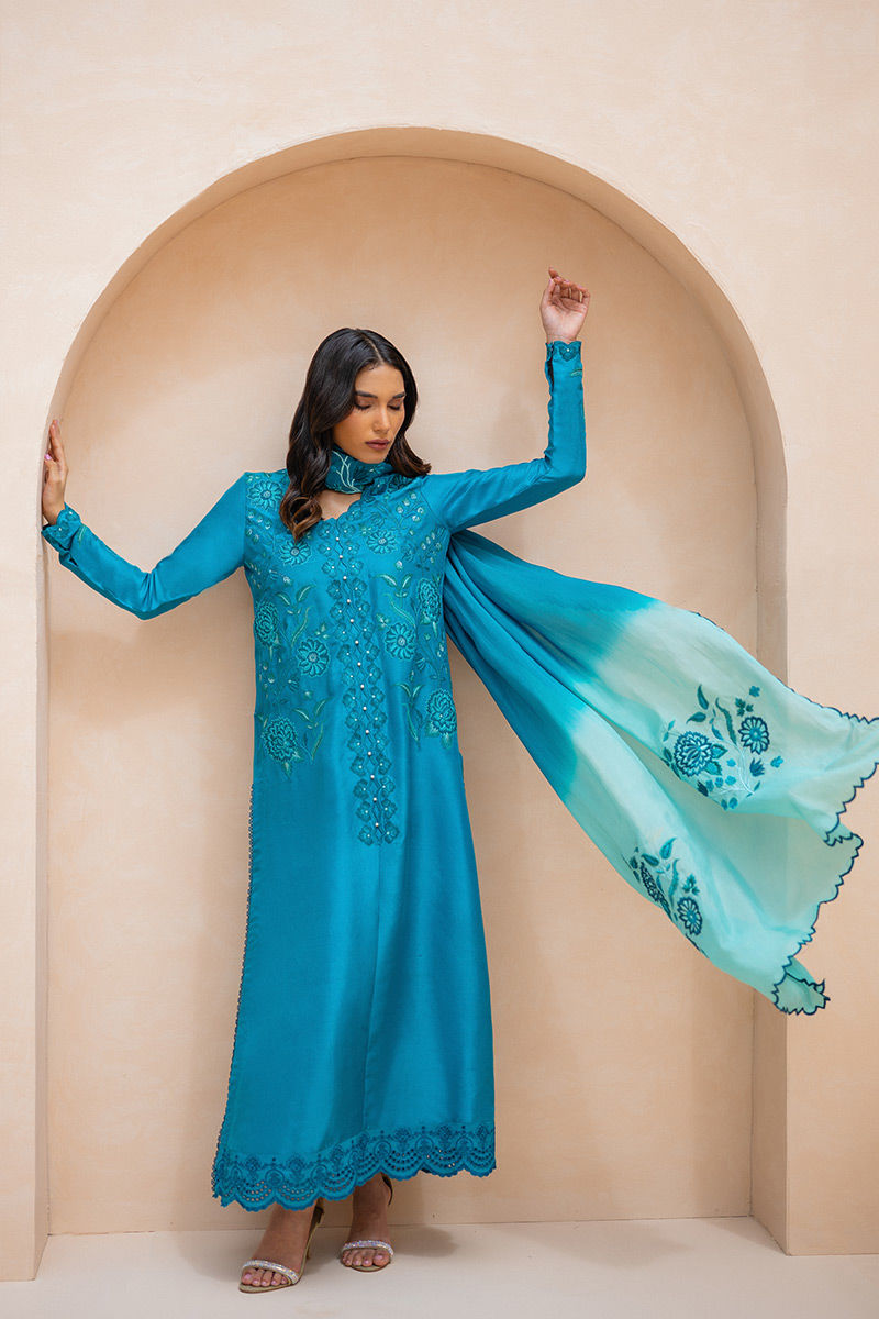 Ansab Jahangir | Luxury Silk Pret | MARINA - Official Ansab Jahangir stockist in UK - Sakeena London