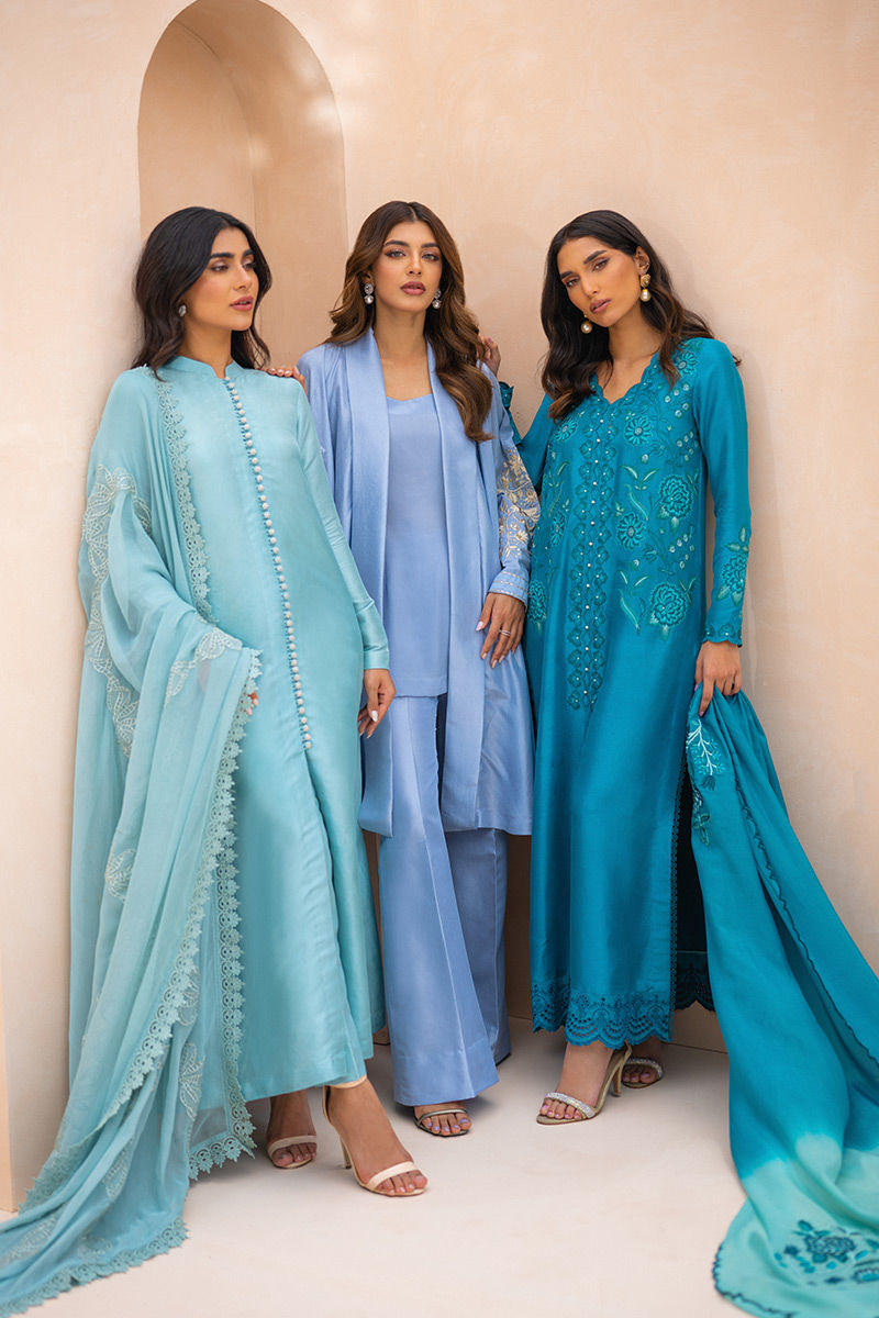 Ansab Jahangir | Luxury Silk Pret | MARINA - Official Ansab Jahangir stockist in UK - Sakeena London