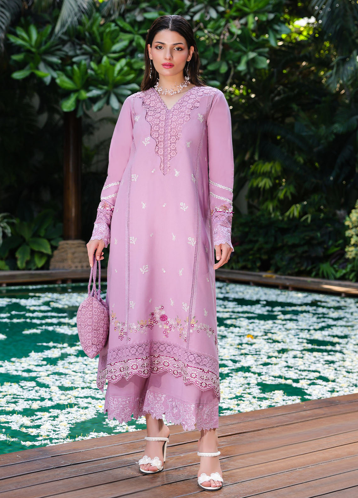 Sahane | Lovent Embroidered Pret 25 | ME23002 Helena - Official Sahane stockist in UK - Sakeena London