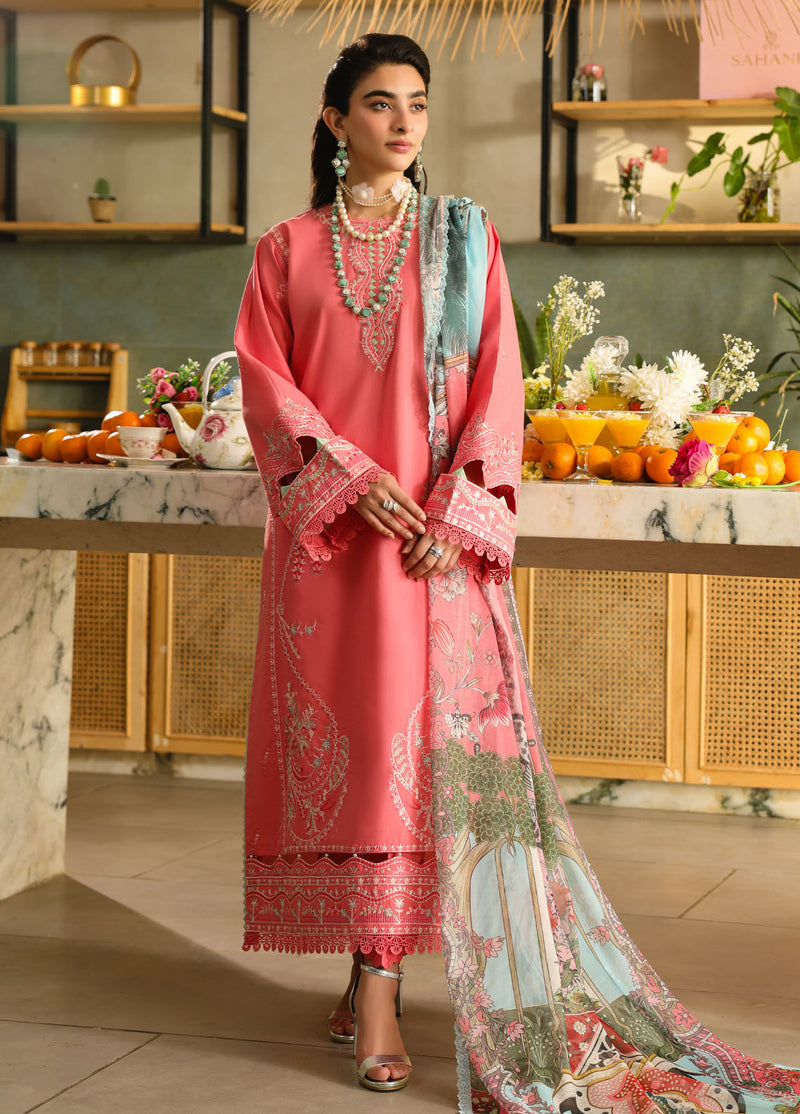 Sahane | In Laws in Lawn Eid Edit | CT-21006 Rosetta - Official Sahane stockist in UK - Sakeena London