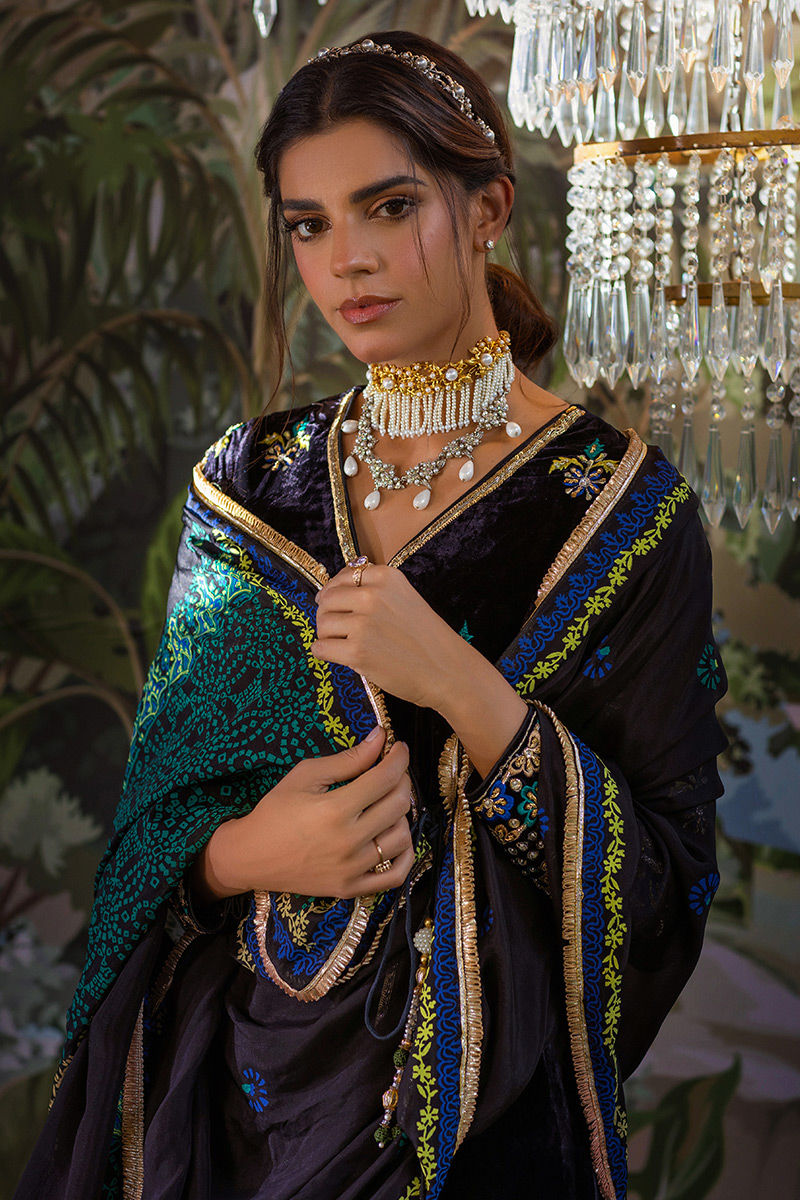 Ansab Jahangir | Bow Velvet Edit | AMARA - Official Ansab Jahangir stockist in UK - Sakeena London