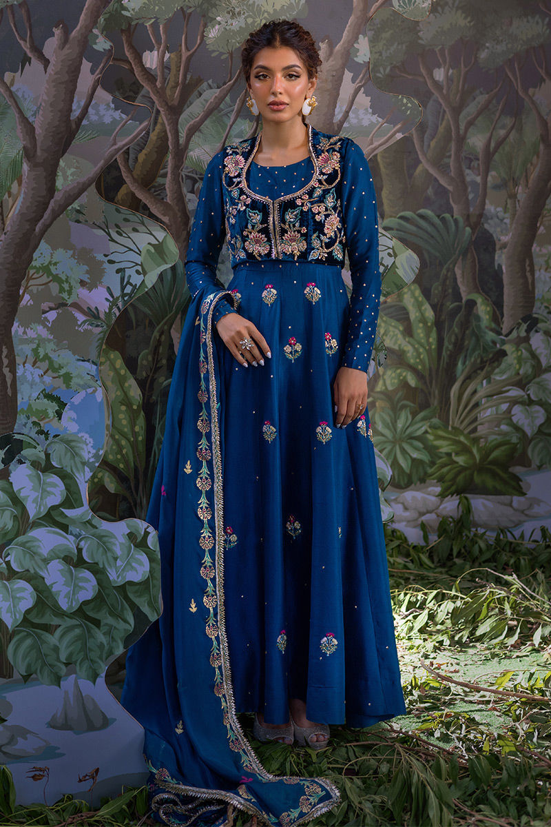 Ansab Jahangir | Bow Velvet Edit | CORALIE - Official Ansab Jahangir stockist in UK - Sakeena London