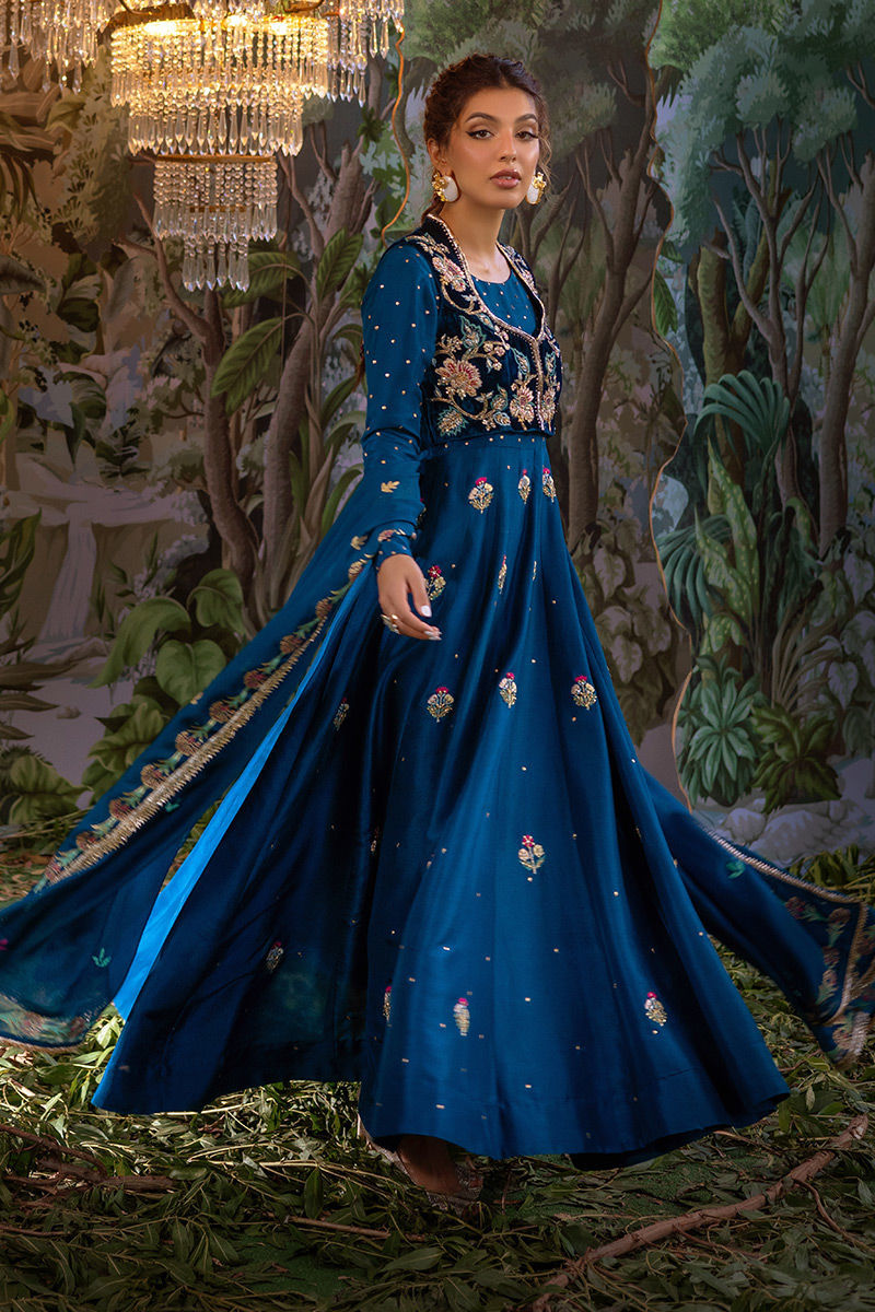 Ansab Jahangir | Bow Velvet Edit | CORALIE - Official Ansab Jahangir stockist in UK - Sakeena London