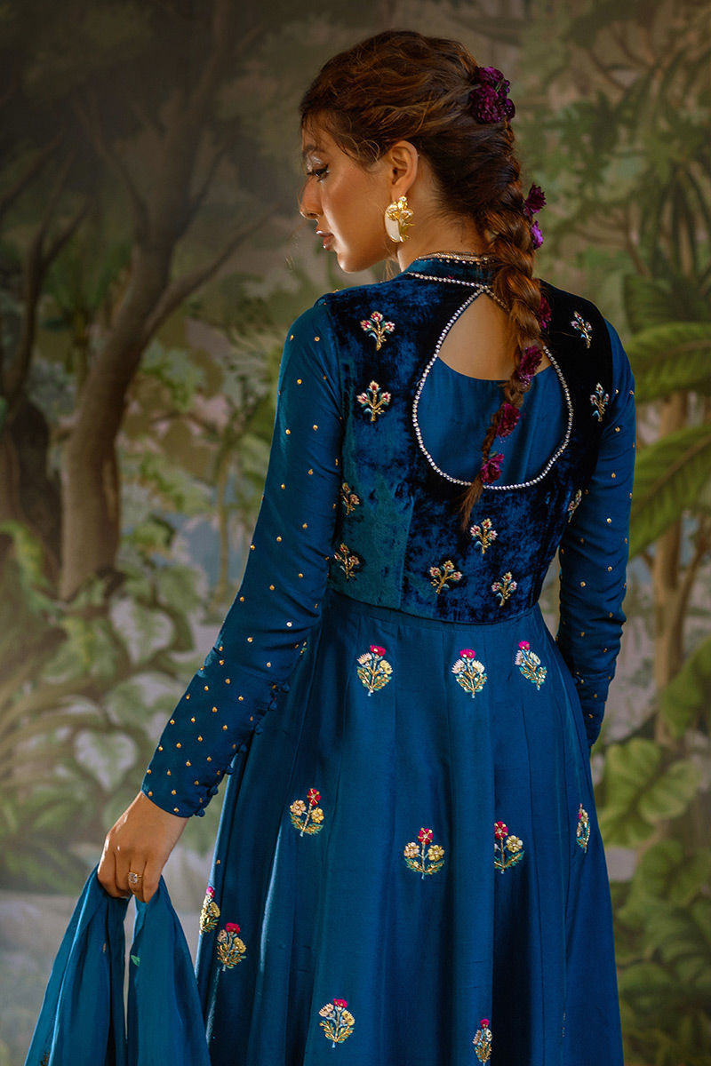 Ansab Jahangir | Bow Velvet Edit | CORALIE - Official Ansab Jahangir stockist in UK - Sakeena London