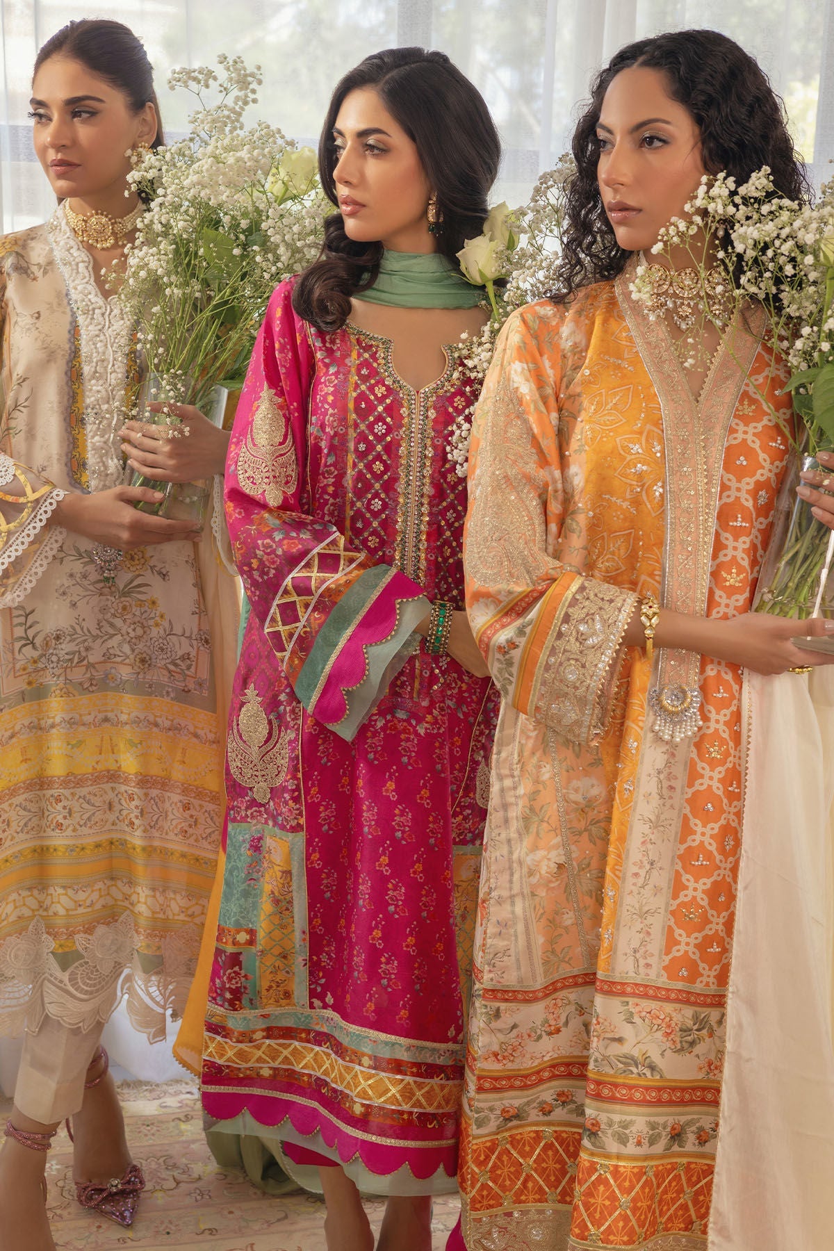Annus Abrar | Luxe Silk Pret | LAMYA - SHIRT AND DUPATTA - Official Annus Abrar stockist in UK - Sakeena London