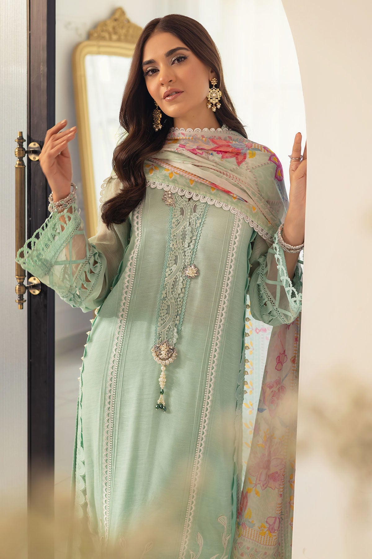 Annus Abrar | Designer Picks 24 | ZIKASHA - SHIRT, PANTS AND DUPATTA - Official Annus Abrar stockist in UK - Sakeena London