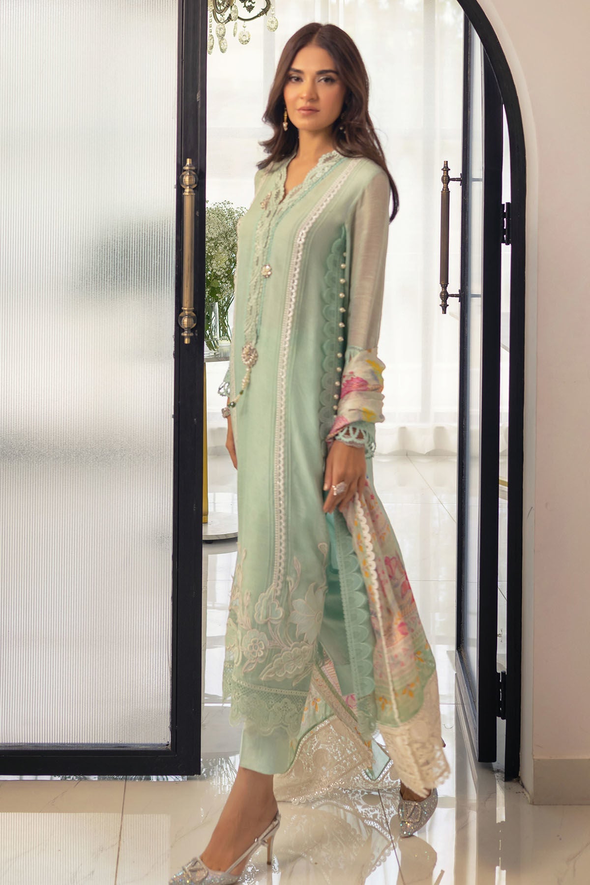 Annus Abrar | Designer Picks 24 | ZIKASHA - SHIRT, PANTS AND DUPATTA - Official Annus Abrar stockist in UK - Sakeena London
