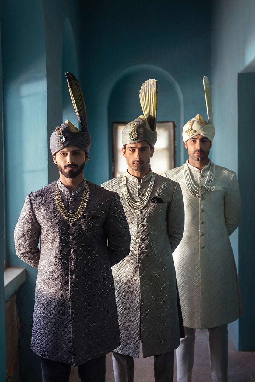 Pakistani Menswear | Deepak Perwani | Shr3439 - Official Sakeena London stockist in UK - Sakeena London