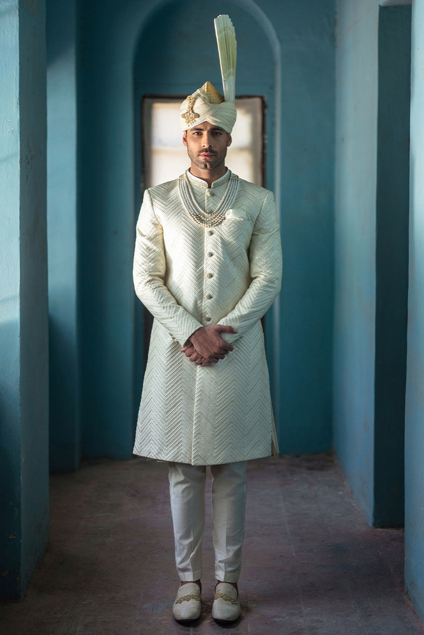 Pakistani Menswear | Deepak Perwani | Shr3443 - Official Sakeena London stockist in UK - Sakeena London