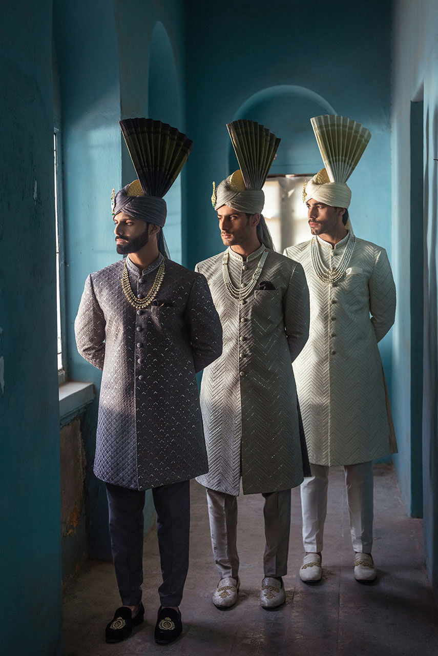 Pakistani Menswear | Deepak Perwani | Shr3439 - Official Sakeena London stockist in UK - Sakeena London