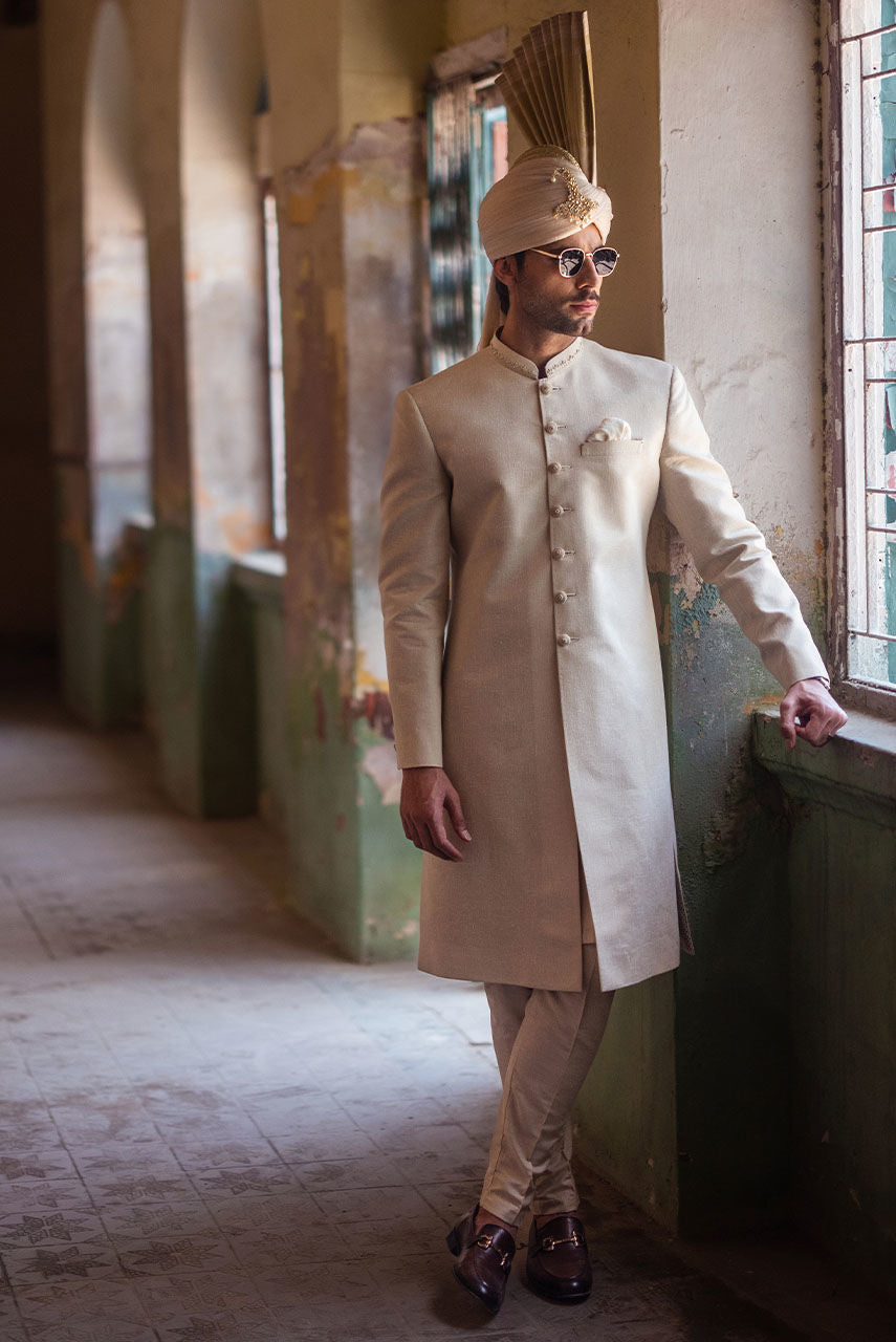 Pakistani Menswear | Deepak Perwani | Shr3442 - Official Sakeena London stockist in UK - Sakeena London
