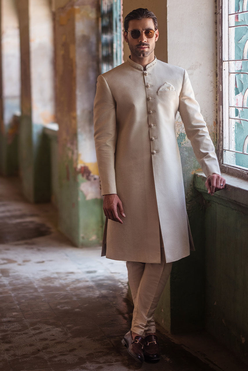Pakistani Menswear | Deepak Perwani | Shr3442 - Official Sakeena London stockist in UK - Sakeena London