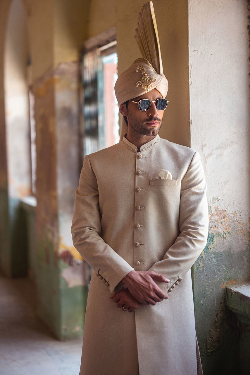 Pakistani Menswear | Deepak Perwani | Shr3442 - Official Sakeena London stockist in UK - Sakeena London
