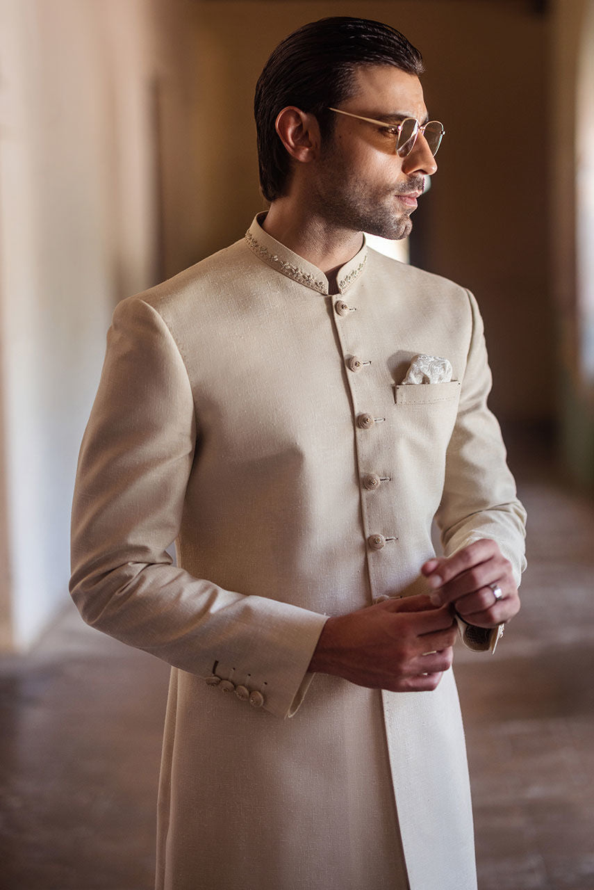 Pakistani Menswear | Deepak Perwani | Shr3442 - Official Sakeena London stockist in UK - Sakeena London