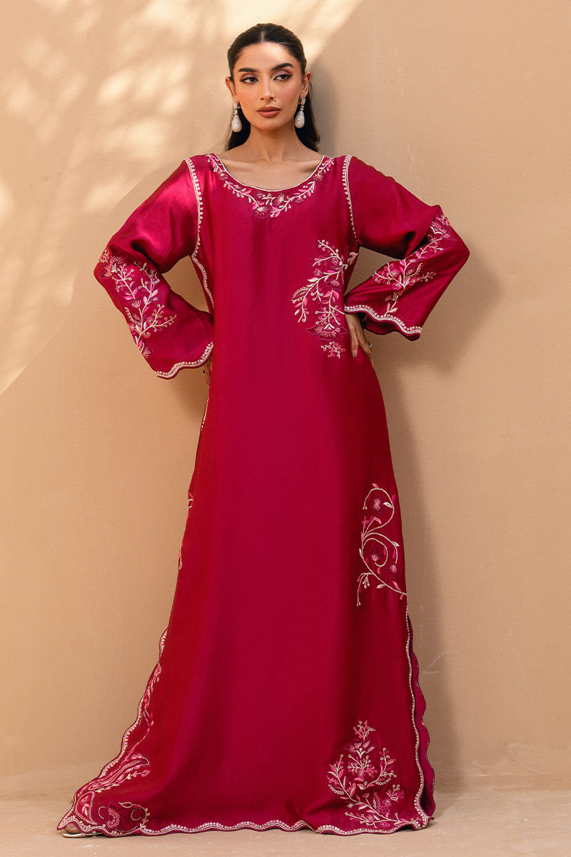 Fatima Khan | Flore Eid Luxe 26 | Crimson Blossom by Fatima Khan – Pakistani designer wear