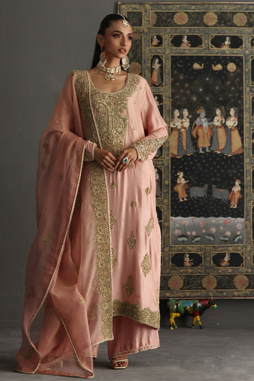 Deepak Perwani | Aila Festive 2024 | Ktd4106 - Official Deepak Perwani stockist in UK - Sakeena London