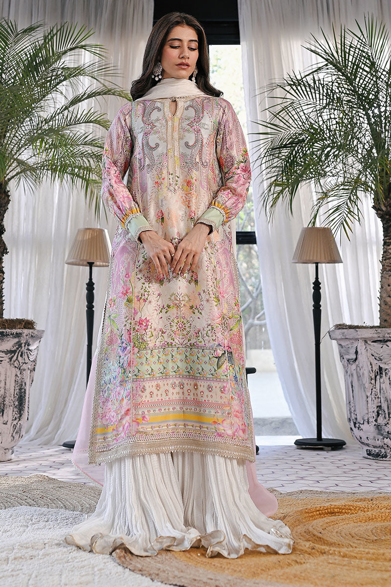 Ansab Jahangir | Digital Silk | Aliya Shirt and Dupatta - Official Ansab Jahangir stockist in UK - Sakeena London