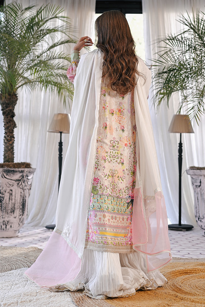 Ansab Jahangir | Digital Silk | Aliya Shirt and Dupatta - Official Ansab Jahangir stockist in UK - Sakeena London