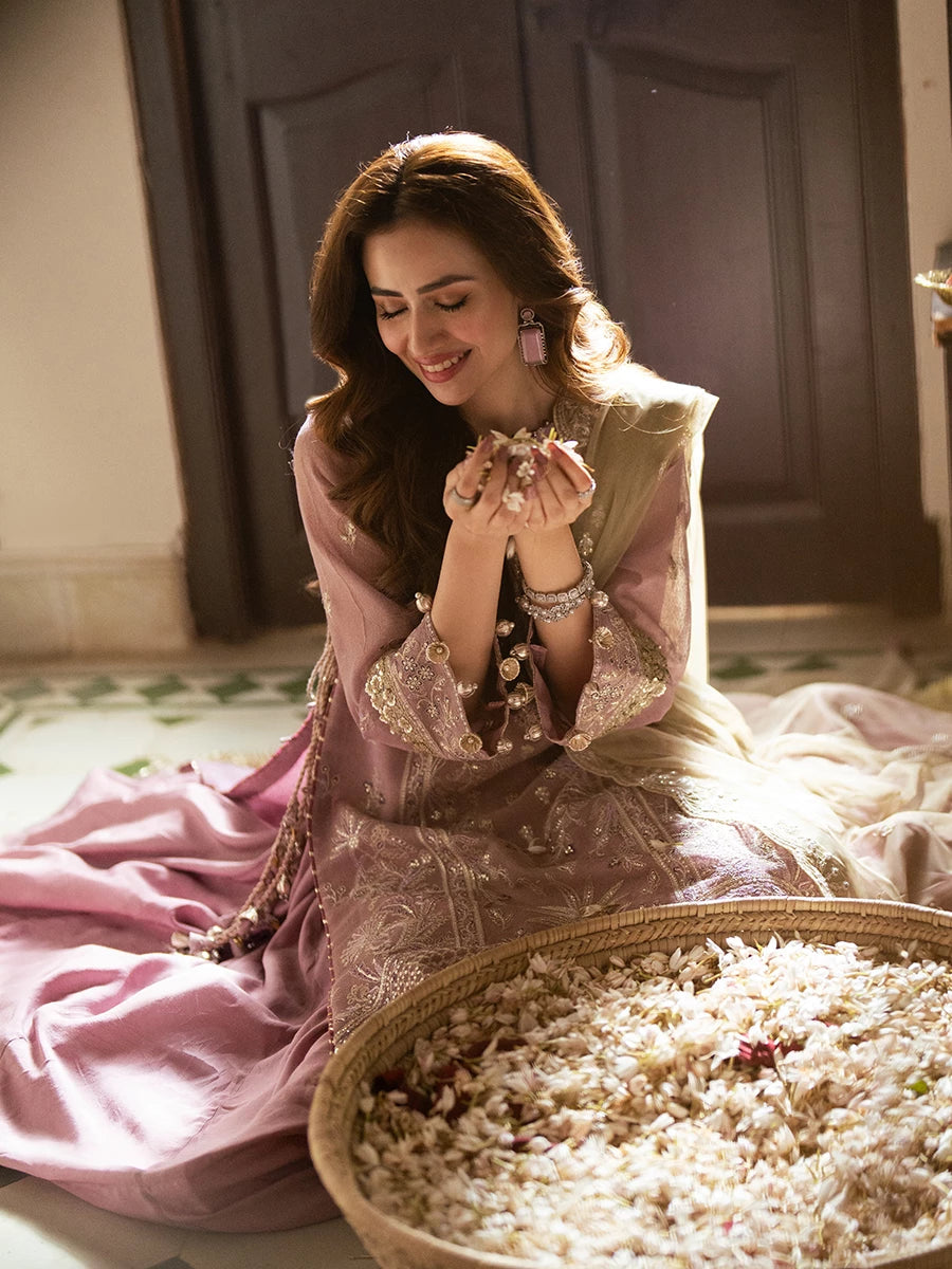 Salitex | Signature Festive Chiffon | SUNW6JI047UT - Official Salitex stockist in UK - Sakeena London