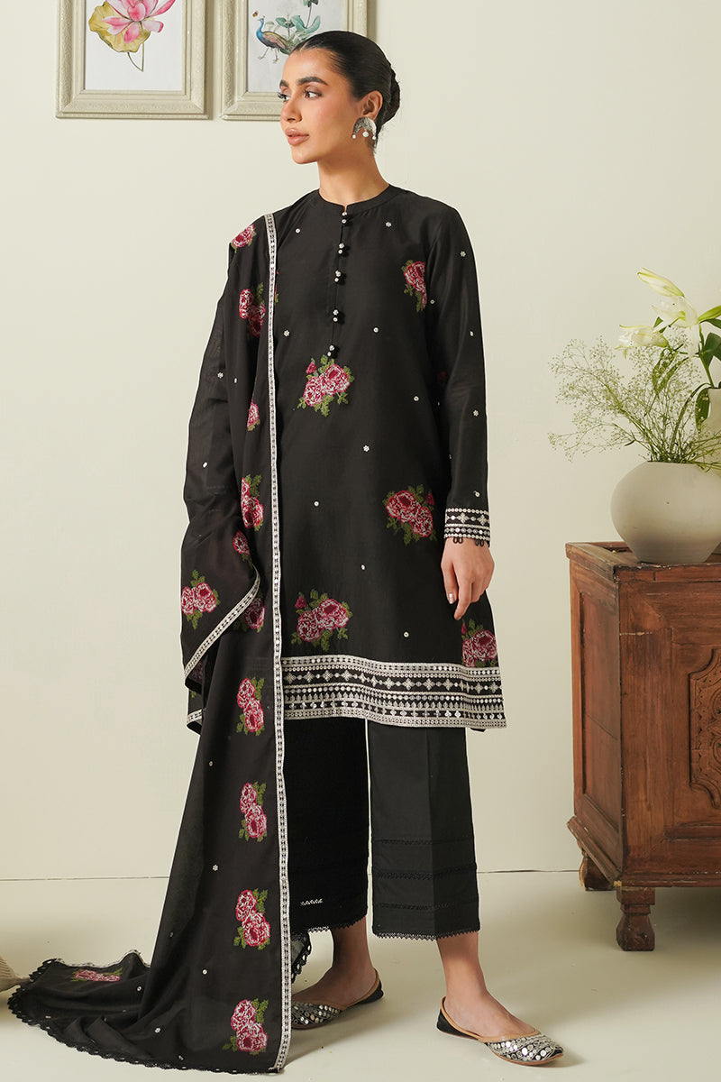 Cross Stitch | Mahiri Embroidered Lawn 24 | MIDNIGHT MELODY - Official Cross Stitch stockist in UK - Sakeena London