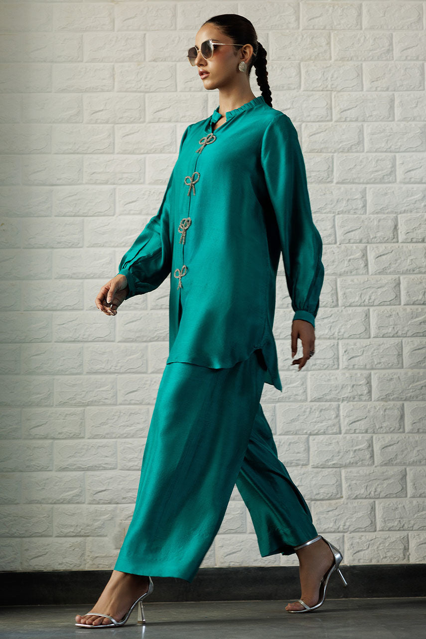 Deepak Perwani | Summer Festive 25 | Emerald - Official Deepak Perwani stockist in UK - Sakeena London