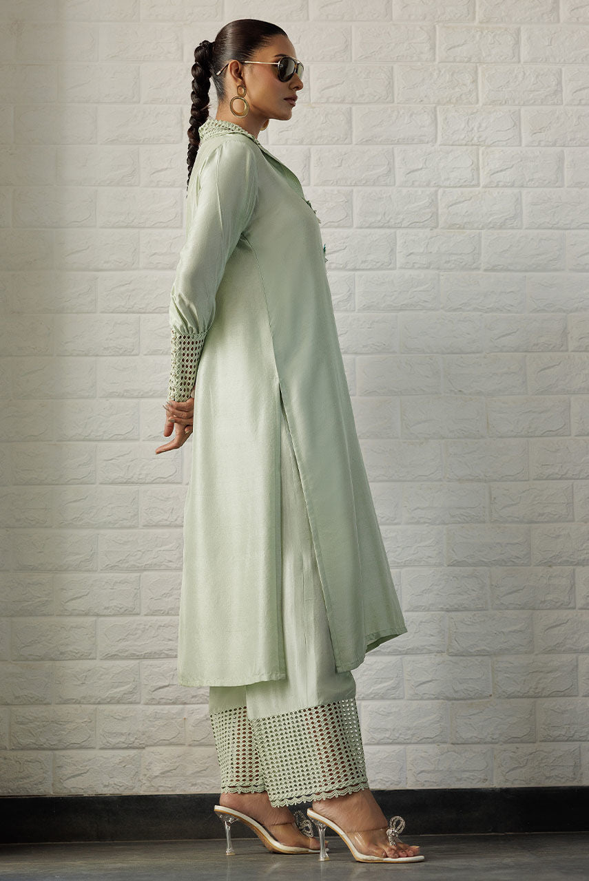 Deepak Perwani | Summer Festive 25 | Mint - Official Deepak Perwani stockist in UK - Sakeena London