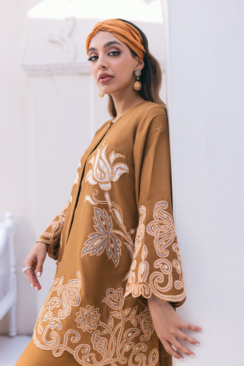 Ansab Jahangir | Luxe Pret Signature | MOCHA - Official Ansab Jahangir stockist in UK - Sakeena London