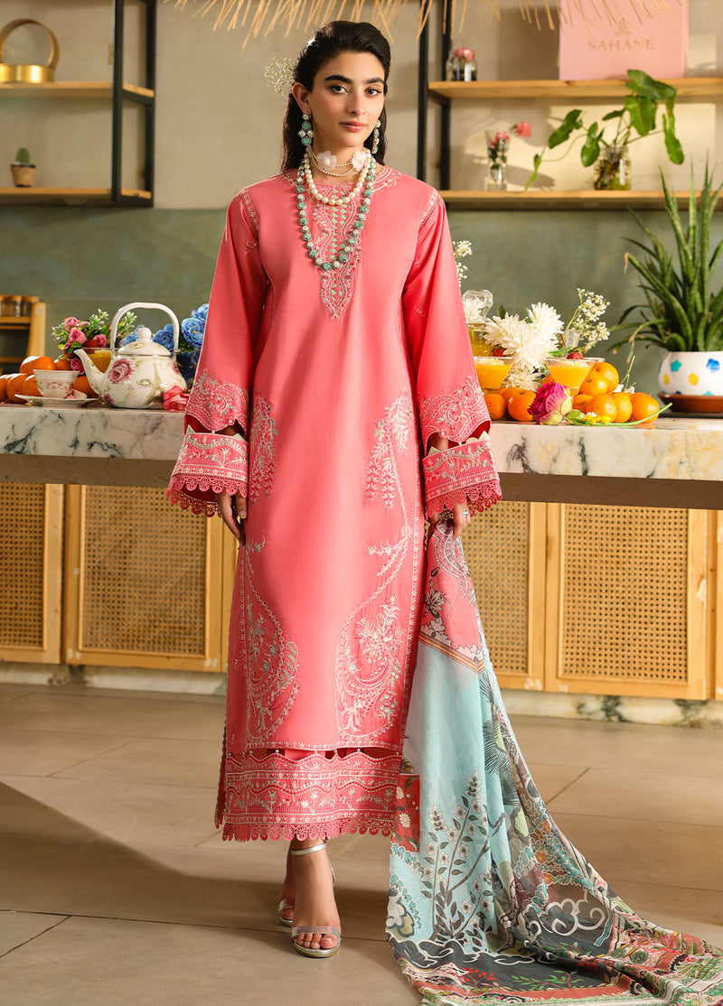 Sahane | In Laws in Lawn Eid Edit | CT-21006 Rosetta - Official Sahane stockist in UK - Sakeena London