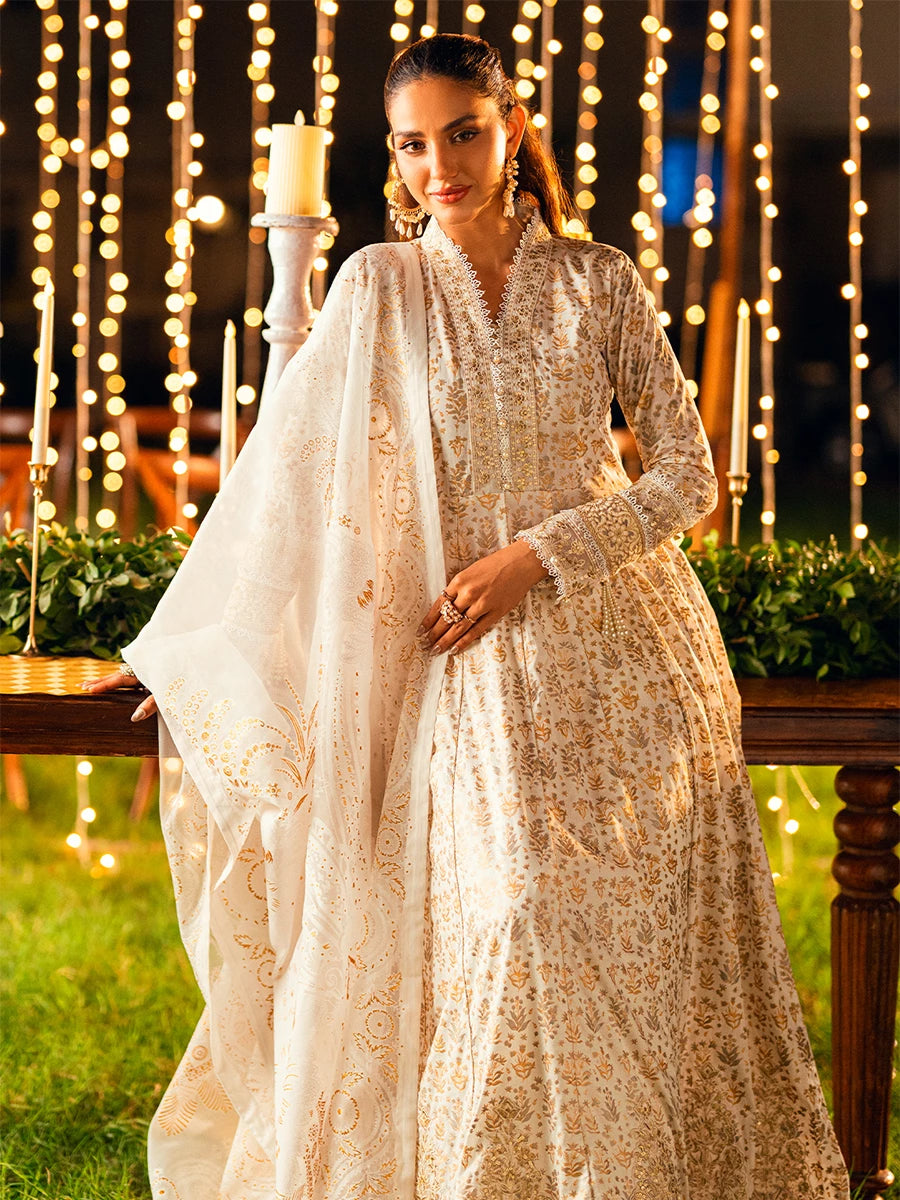 Salitex | Signature Festive Chiffon | UNS25WW002UT - Official Salitex stockist in UK - Sakeena London