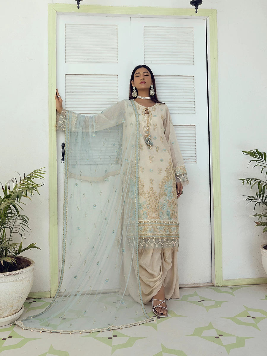 Salitex | Signature Festive Chiffon | SUNW6NO005UT - Official Salitex stockist in UK - Sakeena London