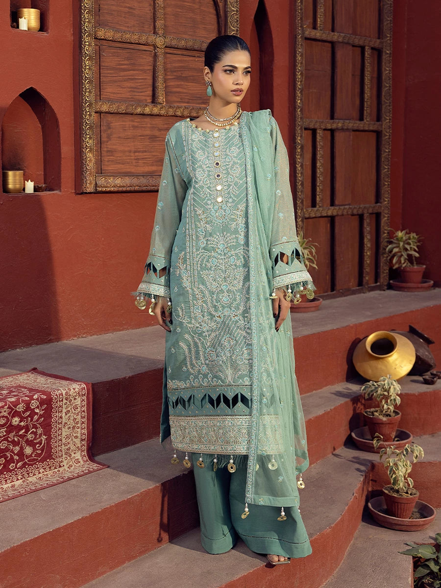 Salitex | Signature Festive Chiffon | SUNW6JI013UT - Official Salitex stockist in UK - Sakeena London