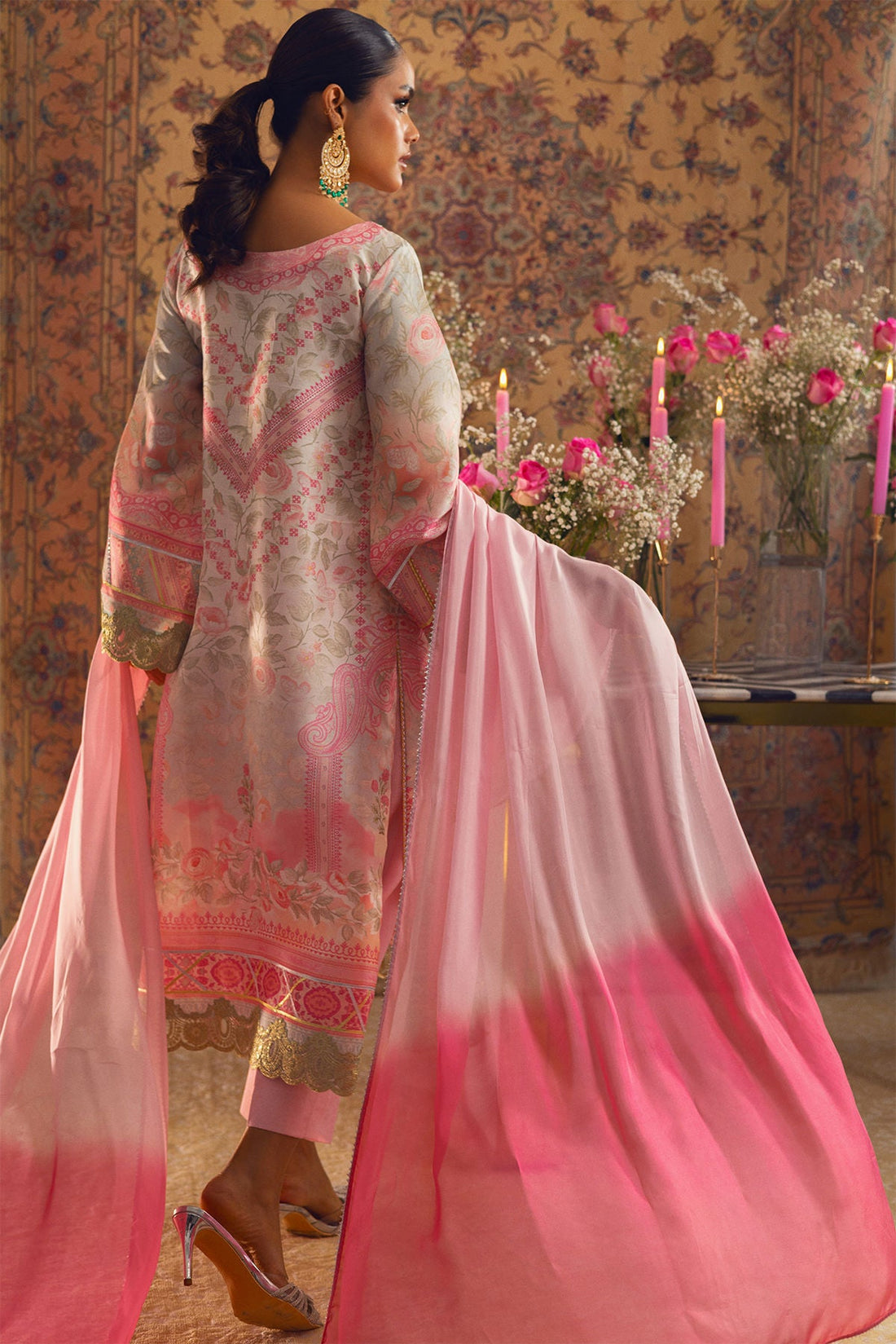 Annus Abrar | Lime Luxe Silk | Kira - Official Annus Abrar stockist in UK - Sakeena London