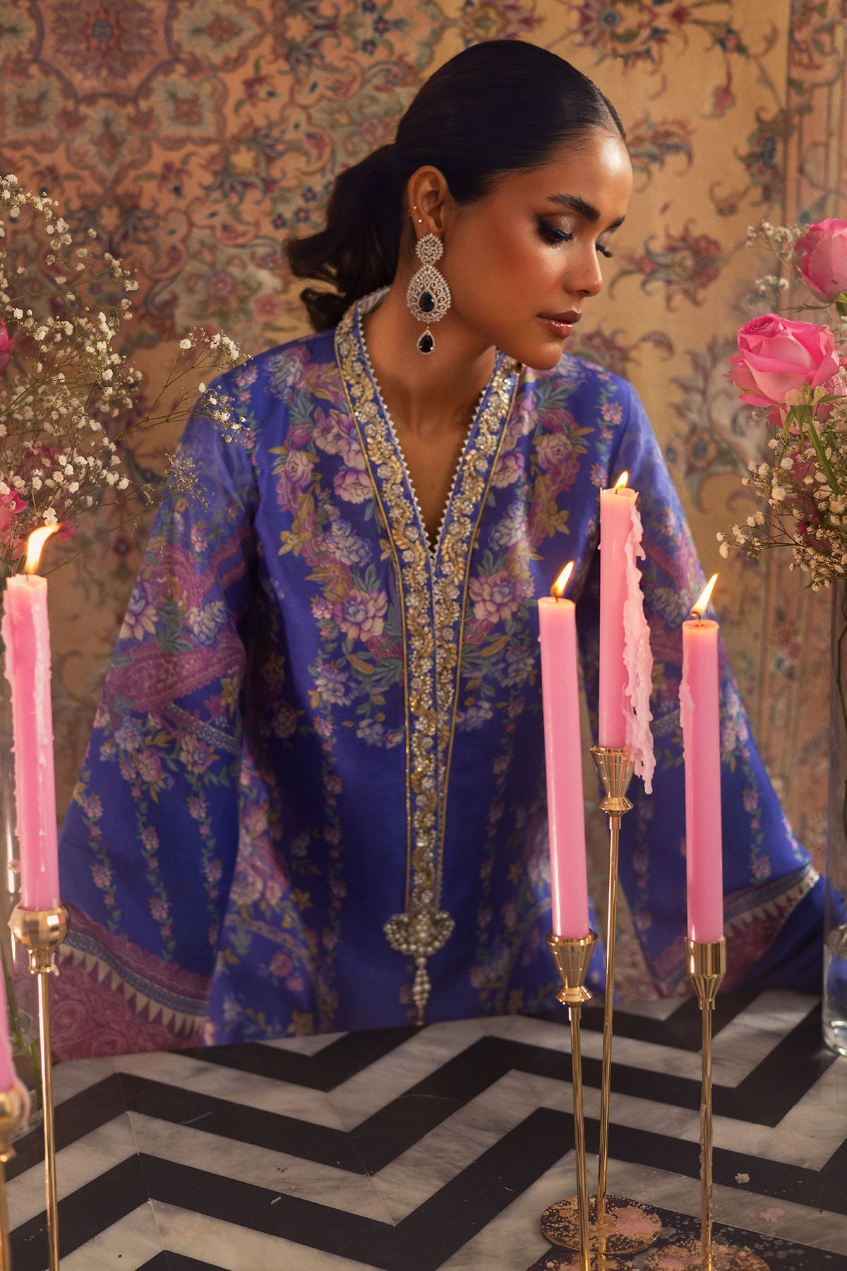 Annus Abrar | Lime Luxe Silk | Natalya - Official Annus Abrar stockist in UK - Sakeena London