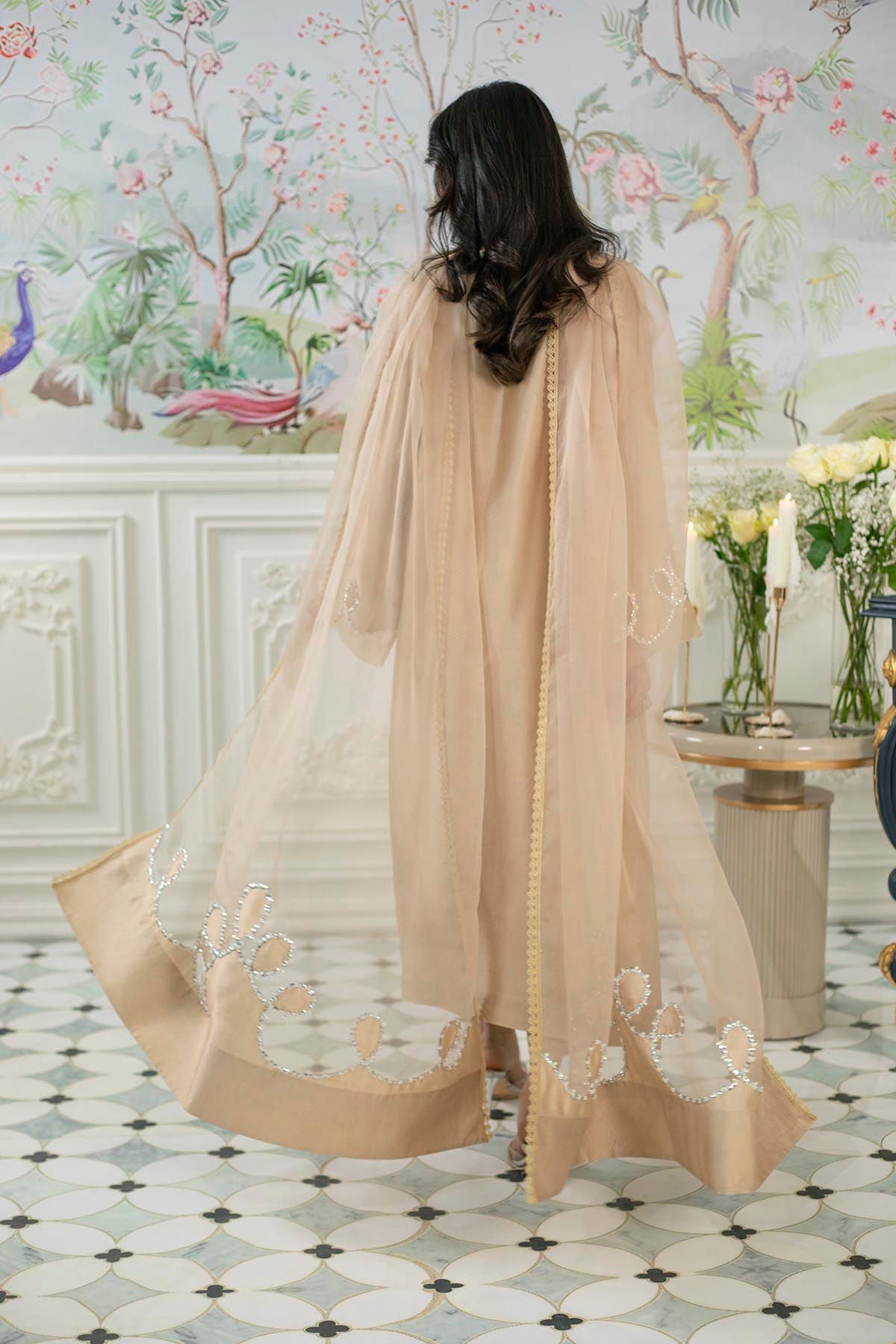 Annus Abrar | Sehr Eid Luxe | Alyra Sand - Official Annus Abrar stockist in UK - Sakeena London