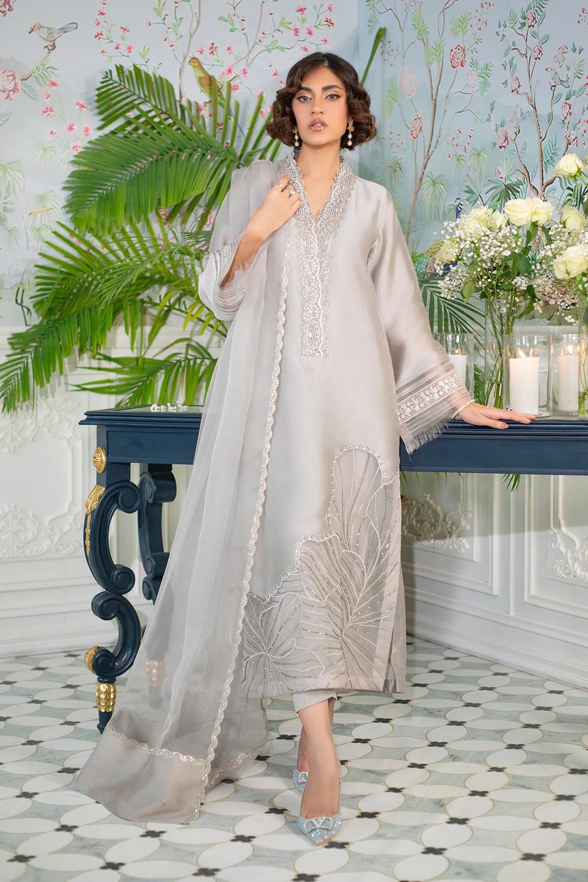 Annus Abrar | Sehr Eid Luxe | Lainey Grey - Official Annus Abrar stockist in UK - Sakeena London