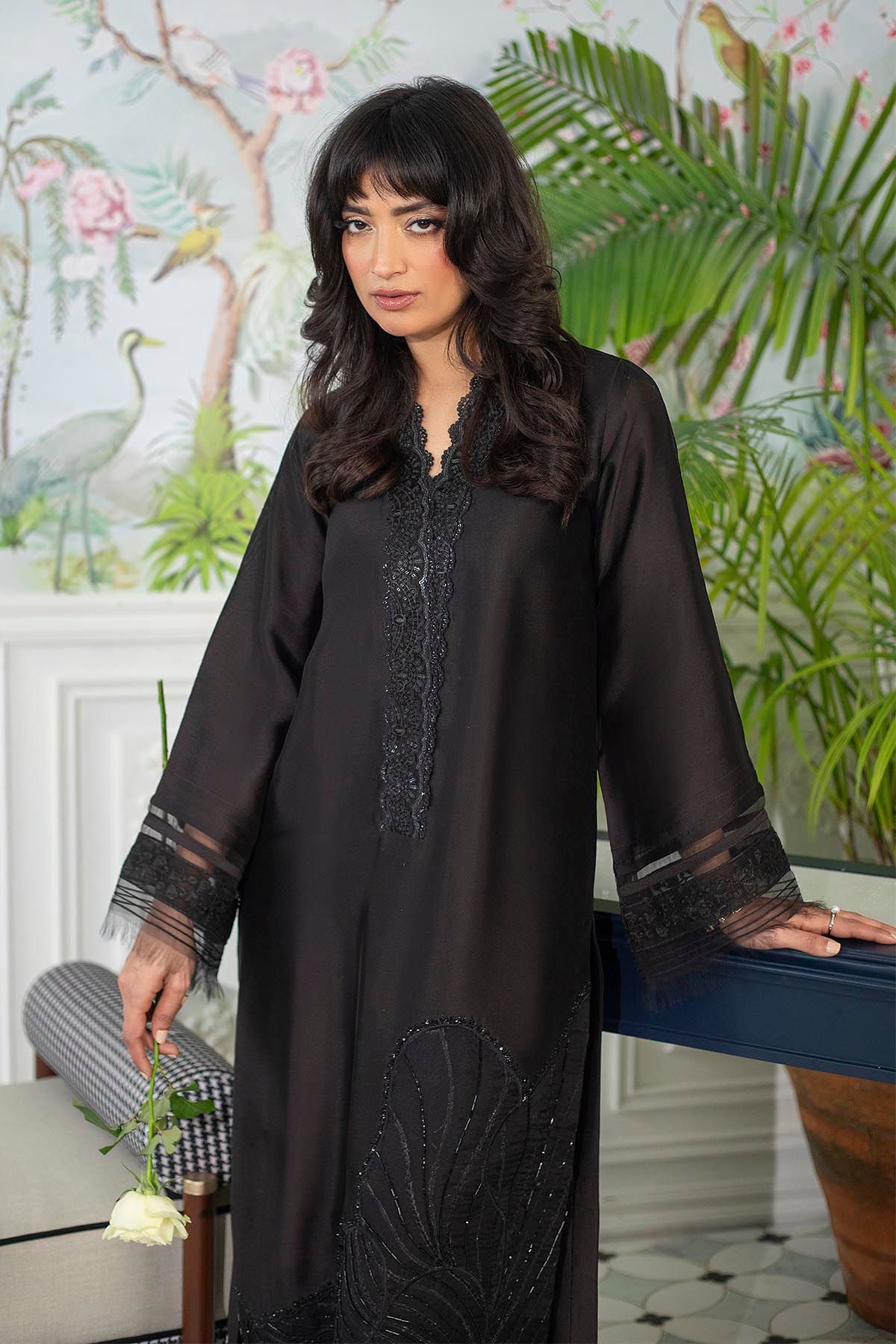 Annus Abrar | Sehr Eid Luxe | Lainey Black - Official Annus Abrar stockist in UK - Sakeena London